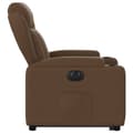 Miniatyrbild 8 av 11: vidaXL Elektrisk reclinerfåtölj med uppresningshjälp brun tyg
