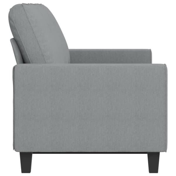 vidaXL 3-sitssoffa ljusgrå 180 cm tyg