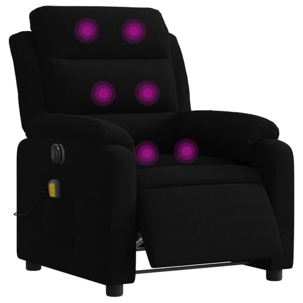vidaXL massagestol velour sort