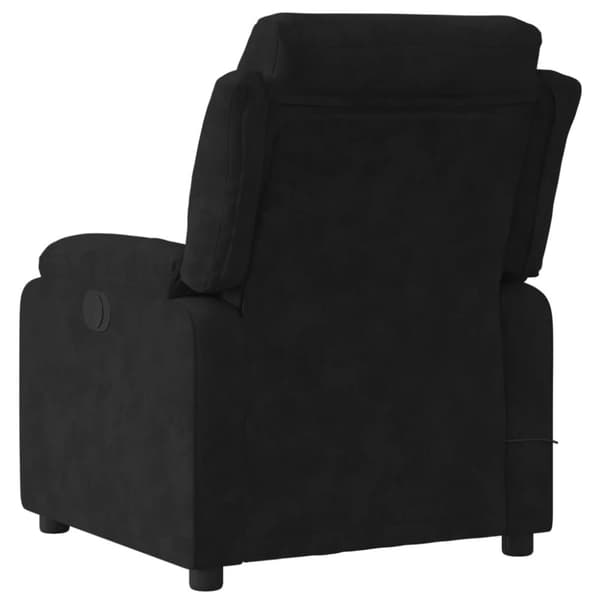 vidaXL massagestol velour sort