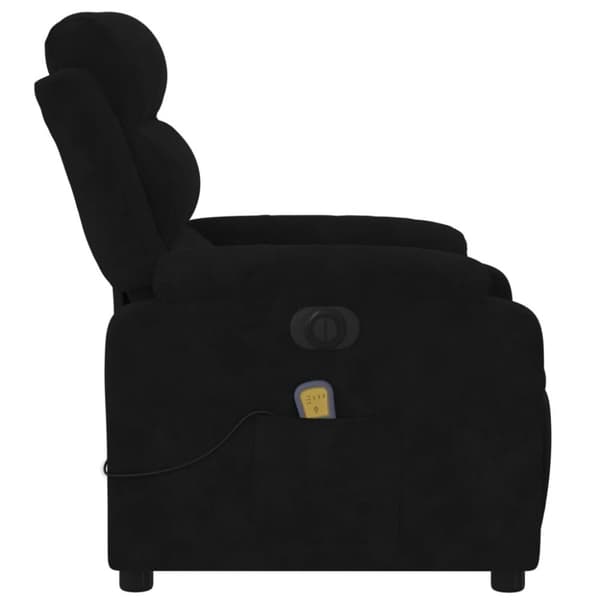 vidaXL massagestol velour sort