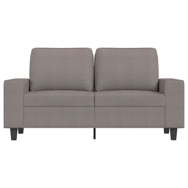 vidaXL 2-personers sofa 120 cm stof gråbrun