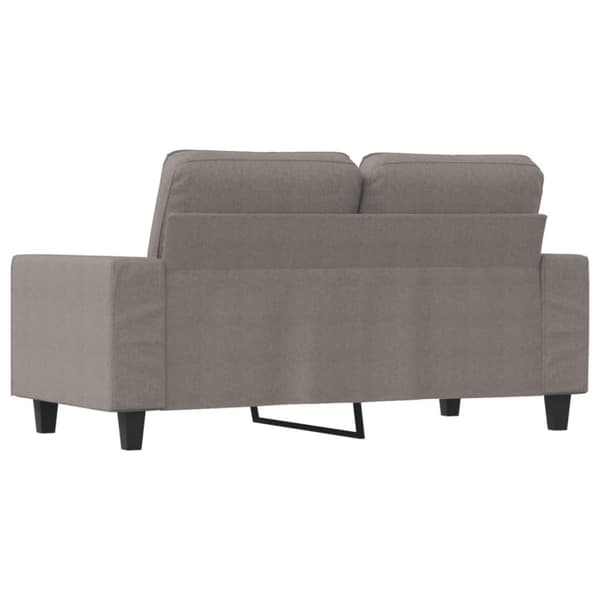 vidaXL 2-personers sofa 120 cm stof gråbrun