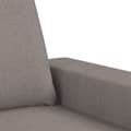 Miniatyrbild 5 av 9: vidaXL Soffgrupp 3 delar taupe tyg