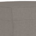 Miniatyrbild 5 av 9: vidaXL 3-sitssoffa med fotpall taupe 180 cm tyg
