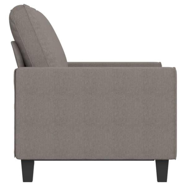 vidaXL 2-sitssoffa taupe 120 cm tyg