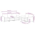Miniatyrbillede 6 af 7: vidaXL sofasæt 2 dele velour gul