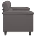 Miniatyrbillede 3 af 8: vidaXL 2-personers sofa 140 cm kunstlæder grå