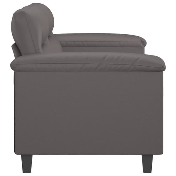 vidaXL 2-personers sofa 140 cm kunstlæder grå