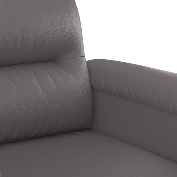 vidaXL 2-personers sofa 140 cm kunstlæder grå