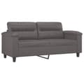 Miniatyrbillede 1 af 8: vidaXL 2-personers sofa 140 cm kunstlæder grå