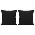 Miniatyrbillede 4 af 8: vidaXL 2-personers sofa med puder 140 cm mikrofiberstof sort