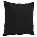 Miniatyrbillede 5 af 8: vidaXL 2-personers sofa med puder 140 cm mikrofiberstof sort