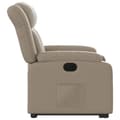Miniatyrbild 8 av 11: vidaXL Reclinerfåtölj med uppresningshjälp cappuccino konstläder