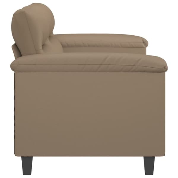 vidaXL 2-personers sofa 140 cm kunstlæder cappuccino