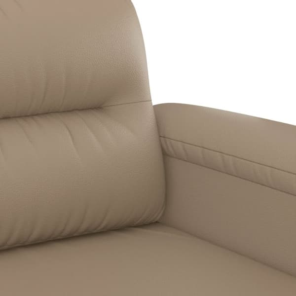 vidaXL 2-personers sofa 140 cm kunstlæder cappuccino