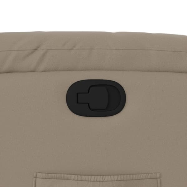 vidaXL Reclinerfåtölj cappuccino konstläder