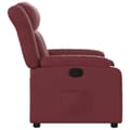 Miniatyrbild 6 av 11: vidaXL Reclinerfåtölj vinröd konstläder