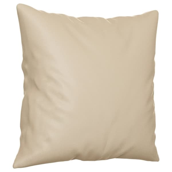 vidaXL sofasæt 2 dele med puder mikrofiberstof cremefarvet