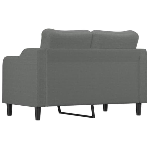 vidaXL 2-personers sofa 120 cm stof mørkegrå
