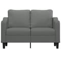 Miniatyrbillede 2 af 8: vidaXL 2-personers sofa 120 cm stof mørkegrå