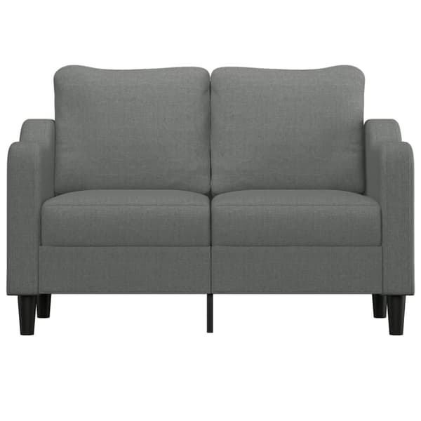 vidaXL 2-personers sofa 120 cm stof mørkegrå