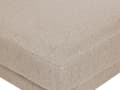 Miniatyrbillede 9 af 11: Sofa Beige Polyester 3 Personers Tyk Polstret Dyb Blød Stofsofa med Fodskammel til Stuen Moderne Inspiration Stue Møbel Moderne