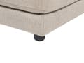 Miniatyrbillede 11 af 11: Sofa Beige Polyester 3 Personers Tyk Polstret Dyb Blød Stofsofa med Fodskammel til Stuen Moderne Inspiration Stue Møbel Moderne