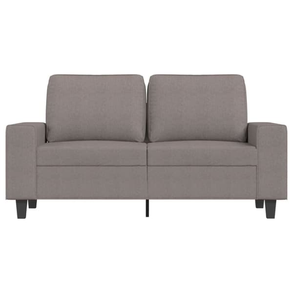 2-sitssoffa taupe 120 cm tyg