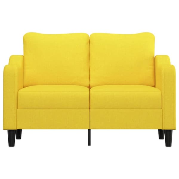 2-personers sofa 120 cm stof lysegul