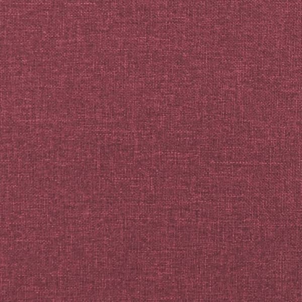 2-personers sofa 140 cm stof vinrød