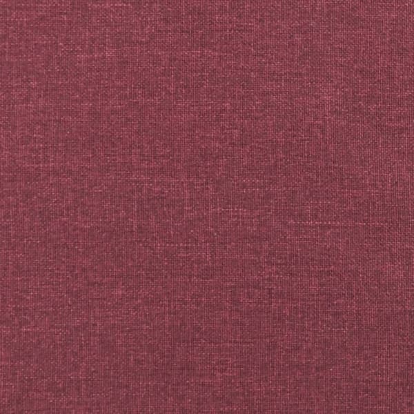 2-personers sofa 120 cm stof vinrød