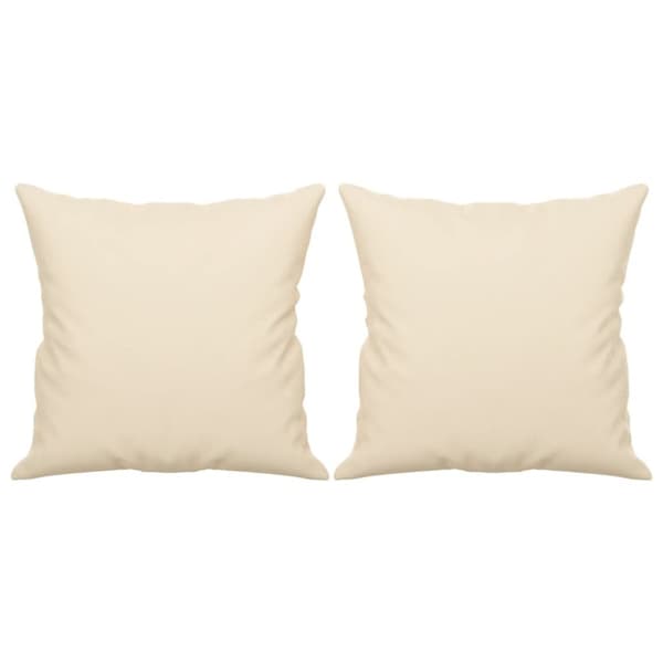 3-personers sofa med puder 180 cm mikrofiberstof beige