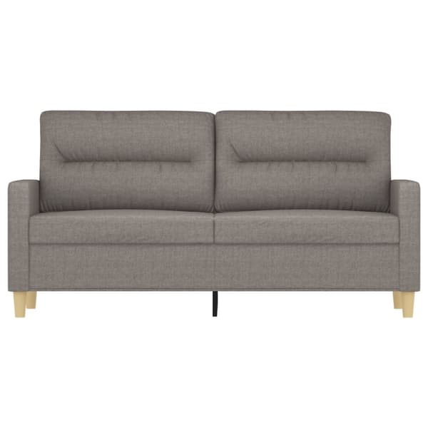 2-sitssoffa taupe 140 cm tyg