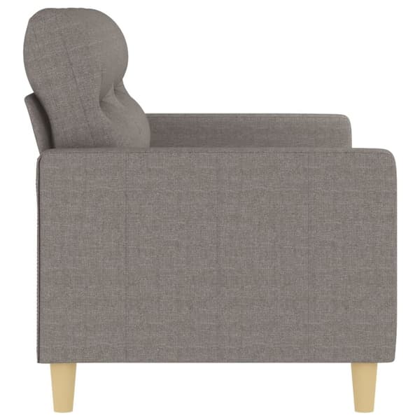 2-sitssoffa taupe 140 cm tyg
