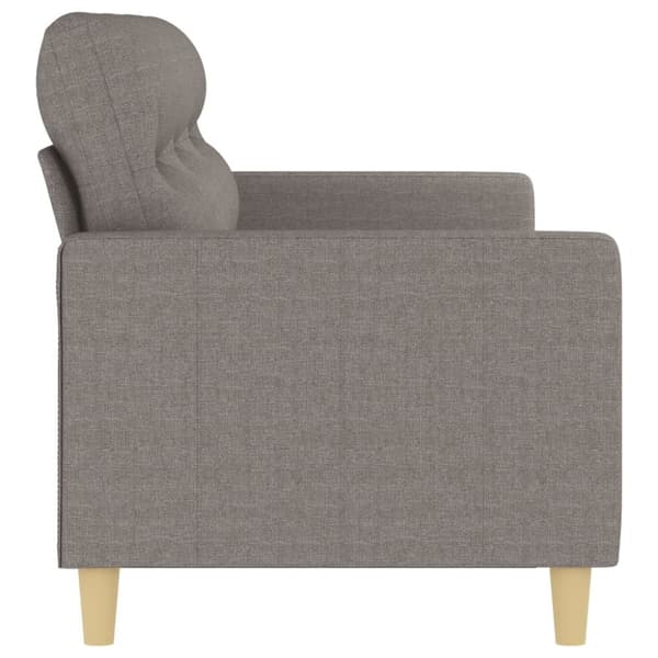 3-istuttava sohva, taupe väri, 180 cm, verhoiltu kankaalla