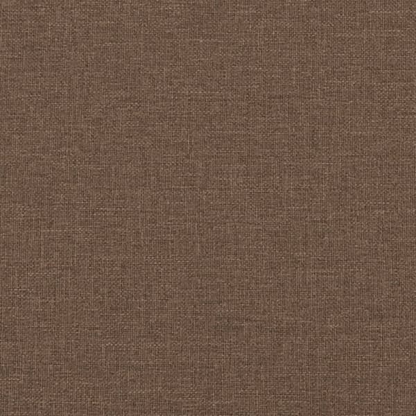 3-sitssoffa brun 180 cm tyg
