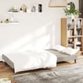 Miniatyrbild 3 av 11: vidaXL Bäddsoffa 2-sits ljusgrå sammet