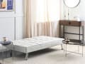 Miniatyrbillede 5 af 11: Sovesofa beige 168 x 77 x 81 cm stofbetrukket 3-personers justerbar