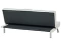 Miniatyrbillede 9 af 11: Sovesofa beige 168 x 77 x 81 cm stofbetrukket 3-personers justerbar