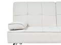 Miniatyrbillede 10 af 11: Sovesofa beige 168 x 77 x 81 cm stofbetrukket 3-personers justerbar