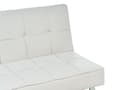 Miniatyrbillede 11 af 11: Sovesofa beige 168 x 77 x 81 cm stofbetrukket 3-personers justerbar