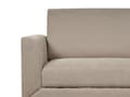 Miniatyrbild 7 av 9: Soffa Taupe Tyg Klädsel Silver Ben 2-sits Glam