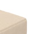 Miniatyrbillede 8 af 11: vidaXL 2-personers sovesofa med 2 puder stof cremefarvet