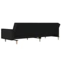 Miniatyrbillede 7 af 11: vidaXL 2-personers sovesofa stof sort