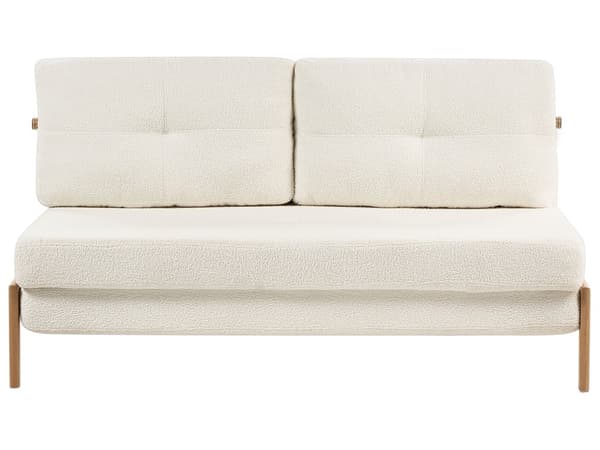 3 Personers Lysegrå Sovesofa med Sovefunktion Skandinavisk Design