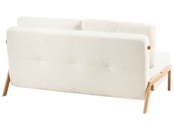 3 Personers Lysegrå Sovesofa med Sovefunktion Skandinavisk Design