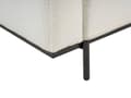 Miniatyrbilde 11 av 11: Sofa Hvit Boucle Svart Metallben 215 x 87 x 72 cm 3 Seter Klassisk Sofa Sofa Stue Moderne