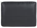 Miniatyrbillede 9 af 11: Sofa sort kunstlæder metalben 215 x 87 x 72 cm 3-personers klassisk sofa sofa stue moderne