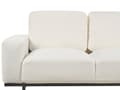 Miniatyrbillede 7 af 11: Sofa Hvid Boucle Sort Metalben 156 x 87 x 72 cm 2-personers Klassisk Sofa Sofa Stue Moderne stil